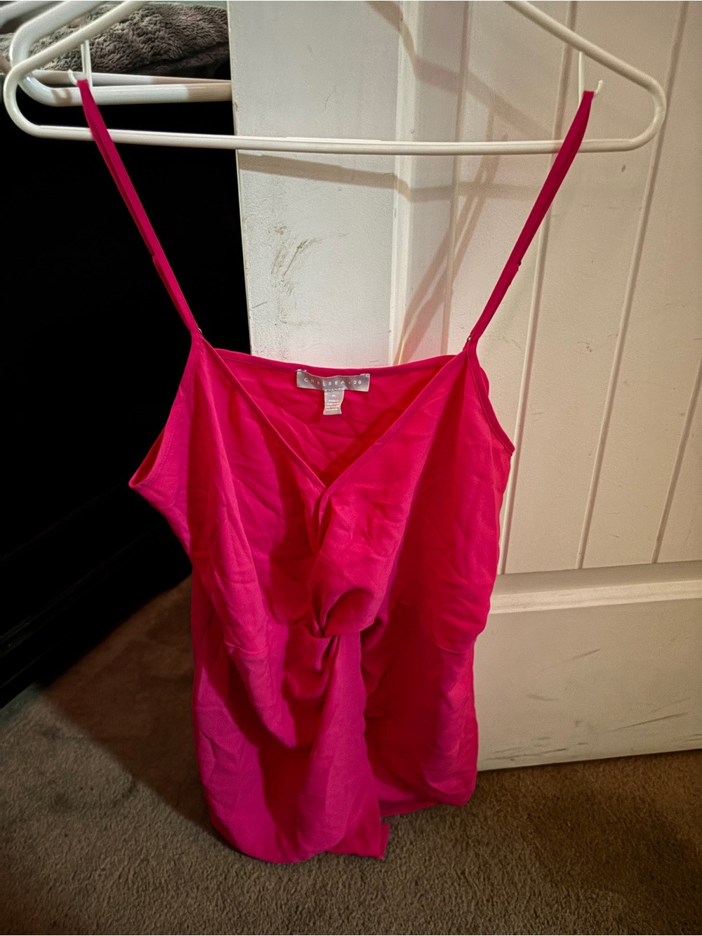 Chelsea28 Vibrant Hot Pink Spaghetti Strap Cami